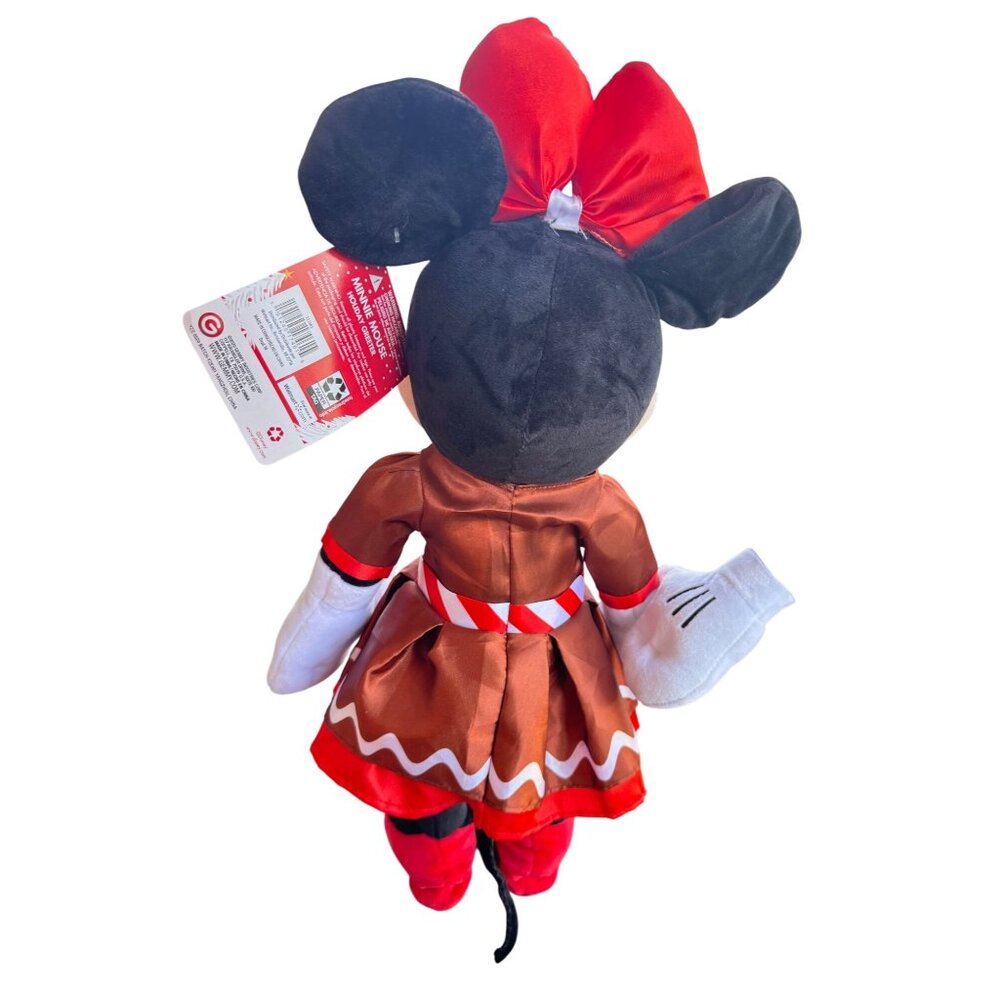 Disney Holiday Mickey & Minnie Mouse Plush Dolls 24" Christmas Decor Set - Picture 6 of 12